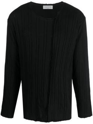 

Asymmetric cotton sweater, Yohji Yamamoto Asymmetric cotton sweater