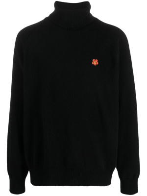 

Boke Flower-patch wool jumper, Kenzo Boke Flower-patch wool jumper
