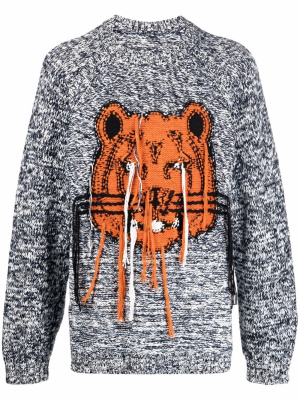 

Intarsia knit tiger jumper, Kenzo Intarsia knit tiger jumper