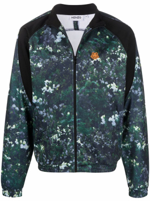 

Floral-print zip-up jacket, Kenzo Floral-print zip-up jacket