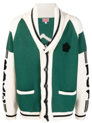 

Boke Boy two-tone cardigan, Kenzo Boke Boy two-tone cardigan