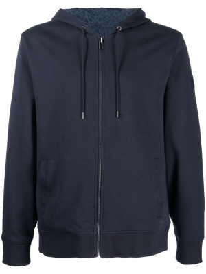 

Monogram-print reversible zip-up hoodie, Michael Kors Monogram-print reversible zip-up hoodie