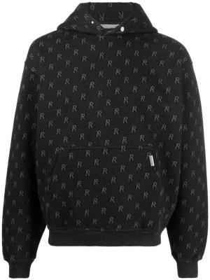 

Logo-print cotton hoodie, Represent Logo-print cotton hoodie