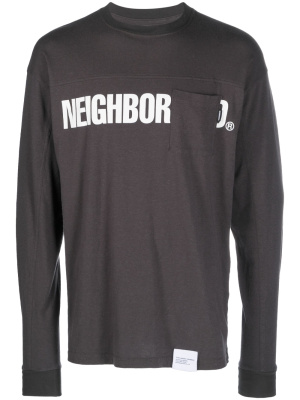 

Logo-print crew neck sweatshirt, Neighborhood Logo-print crew neck sweatshirt