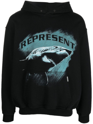 

Graphic-print oversize hoodie, Represent Graphic-print oversize hoodie