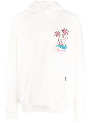 

Logo-print cotton hoodie, Represent Logo-print cotton hoodie