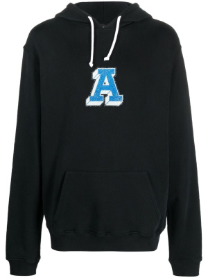 

Muse College A crystal-embellished hoodie, Axel Arigato Muse College A crystal-embellished hoodie