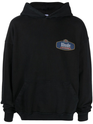 

Logo-print pullover hoodie, Rhude Logo-print pullover hoodie