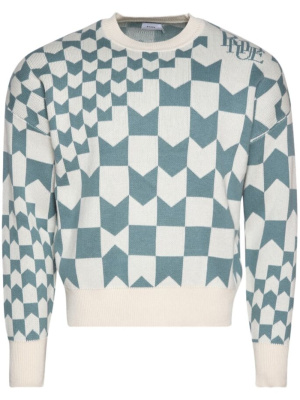 

Racing monogram-intarsia jumper, Rhude Racing monogram-intarsia jumper