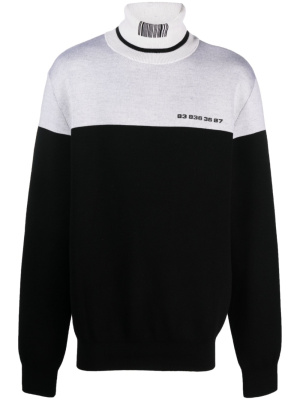 

Numbered roll-neck jumper, VTMNTS Numbered roll-neck jumper