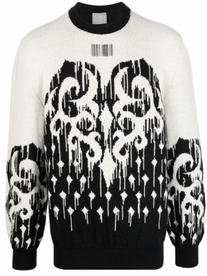 

Drip-print jumper, VTMNTS Drip-print jumper