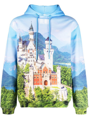 

Summer-print long-sleeve hoodie, VTMNTS Summer-print long-sleeve hoodie