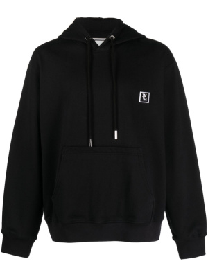 

Logo-print cotton hoodie, Wooyoungmi Logo-print cotton hoodie