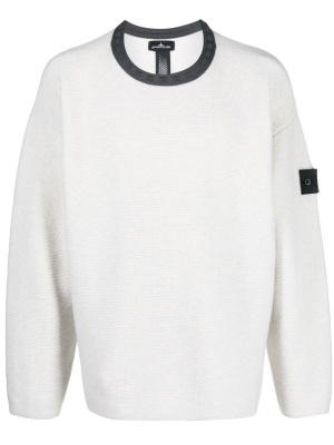 

Compass-patch wool jumper, Stone Island Shadow Project Compass-patch wool jumper