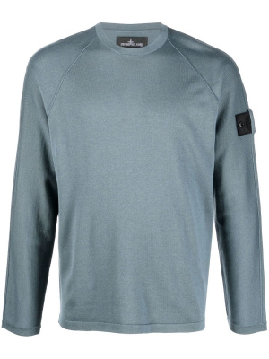 

Logo-patch long-sleeved jumper, Stone Island Shadow Project Logo-patch long-sleeved jumper