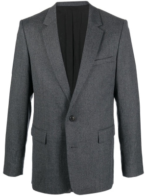

Single-breasted V-neck blazer, AMI Paris Single-breasted V-neck blazer