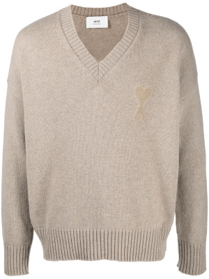 

Ami de Coeur wool jumper, AMI Paris Ami de Coeur wool jumper