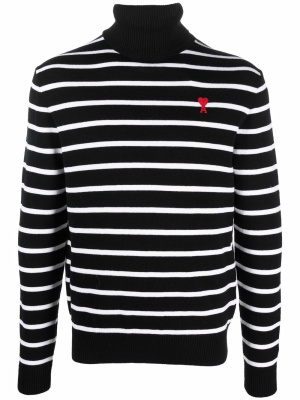

Ami de Coeur striped jumper, AMI Paris Ami de Coeur striped jumper