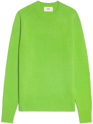 

Knitted crew-neck jumper, AMI Paris Knitted crew-neck jumper