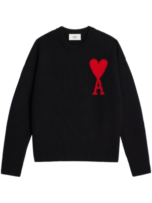 

Ami de Coeur virgin wool jumper, AMI Paris Ami de Coeur virgin wool jumper