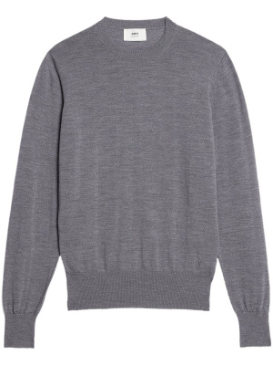 

Crew-neck merino jumper, AMI Paris Crew-neck merino jumper