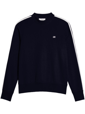 

Logo-embroidered sweatshirt, AMI Paris Logo-embroidered sweatshirt