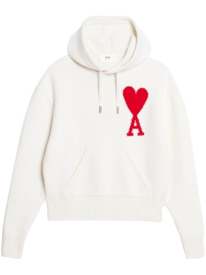 

Ami de Coeur virgin wool hoodie, AMI Paris Ami de Coeur virgin wool hoodie