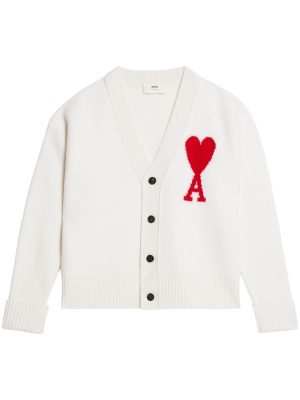

Ami de Coeur cardigan, AMI Paris Ami de Coeur cardigan