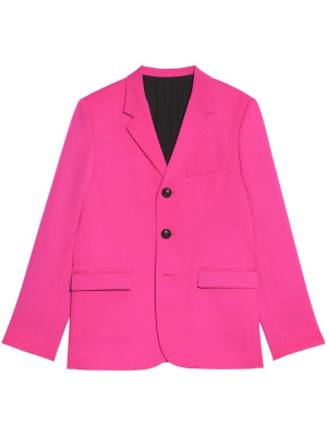 

Notched lapels single-breasted blazer, AMI Paris Notched lapels single-breasted blazer