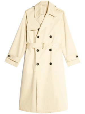 

Belted double-breasted trench coat, AMI Paris Belted double-breasted trench coat