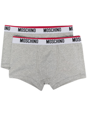 

Logo waistband boxer set, Moschino Logo waistband boxer set