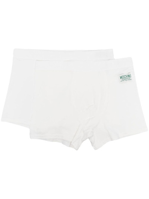 

Logo-patch cotton boxer briefs, Moschino Logo-patch cotton boxer briefs