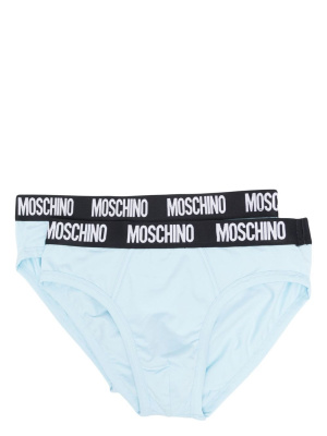 

Logo-waistband briefs, Moschino Logo-waistband briefs