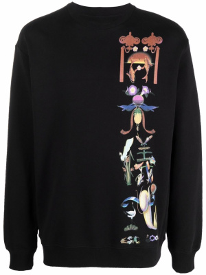 

Chinese-print sweatshirt, Opening Ceremony Chinese-print sweatshirt