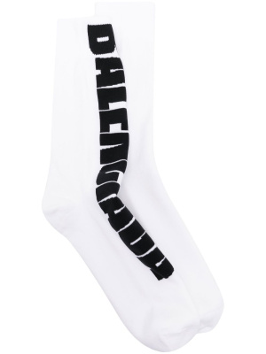 

Jacquard-logo motif socks, Balenciaga Jacquard-logo motif socks