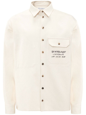 

Rembrandt graphic-print shirt, JW Anderson Rembrandt graphic-print shirt