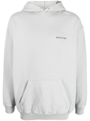 

Logo-print hoodie, Balenciaga Logo-print hoodie