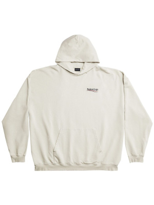 

Political Campaign-print hoodie, Balenciaga Political Campaign-print hoodie