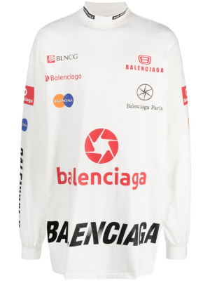 

Top League long-sleeve T-shirt, Balenciaga Top League long-sleeve T-shirt