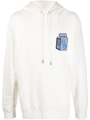 

Embroidered cotton hoodie, Opening Ceremony Embroidered cotton hoodie
