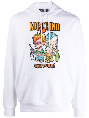 

The Flintstones-print hoodie, Moschino The Flintstones-print hoodie