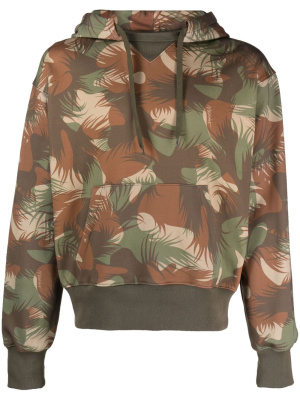 

Palm tree-print cotton hoodie, Moschino Palm tree-print cotton hoodie