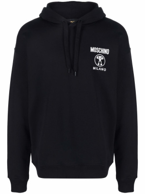 

Logo-printed hoodie, Moschino Logo-printed hoodie