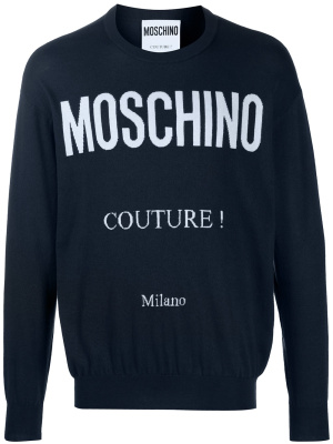 

Logo-print jumper, Moschino Logo-print jumper