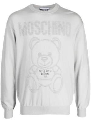 

Teddy Bear virgin-wool top, Moschino Teddy Bear virgin-wool top