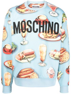 

Ice-cream print sweatshirt, Moschino Ice-cream print sweatshirt