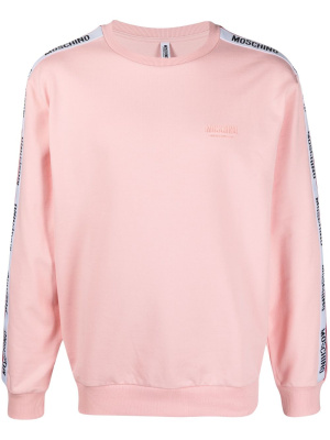 

Logo-tape lounge sweatshirt, Moschino Logo-tape lounge sweatshirt