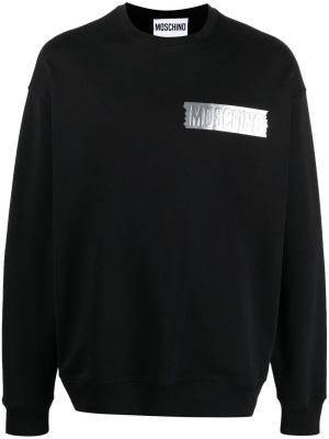 

Logo-patch sweatshirt, Moschino Logo-patch sweatshirt