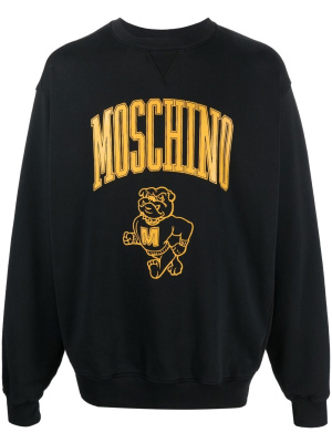 

Logo crew-neck sweatshirt, Moschino Logo crew-neck sweatshirt