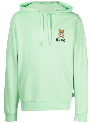 

Teddy bear-patch pullover hoodie, Moschino Teddy bear-patch pullover hoodie